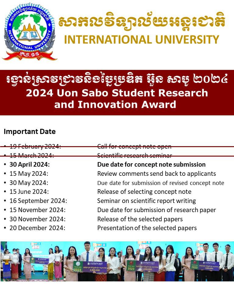 Key Dates 2024 Uon Cecil Daphene